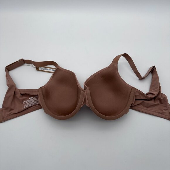 SKIMS Women's Smoothing Intimates Full Coverage Lightly Lined Bra, Sienna Color - Picture 3 of 15